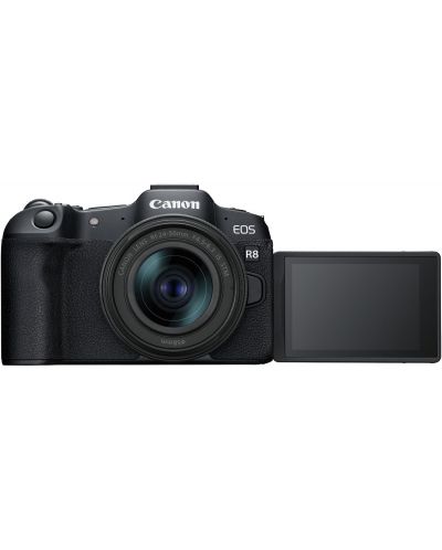 Безогледален фотоапарат Canon - EOS R8, RF 24-50mm, f/4.5-6.3 IS STM + Обектив Canon - RF 85mm f/2 Macro IS STM - 4